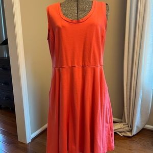 Banana Republic Coral Dress with Pockets, size 14